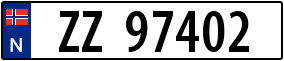 Truck License Plate